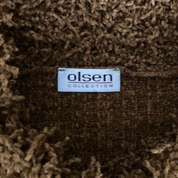 Olsen Caramel Brown Two-Piece Sweater and Skirt Set - Picture 10 of 12